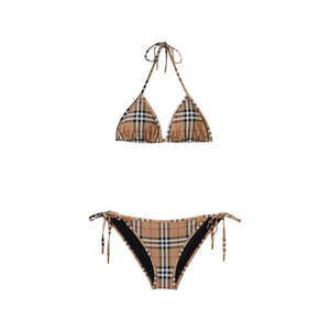Burberry Bikini With Check Motif